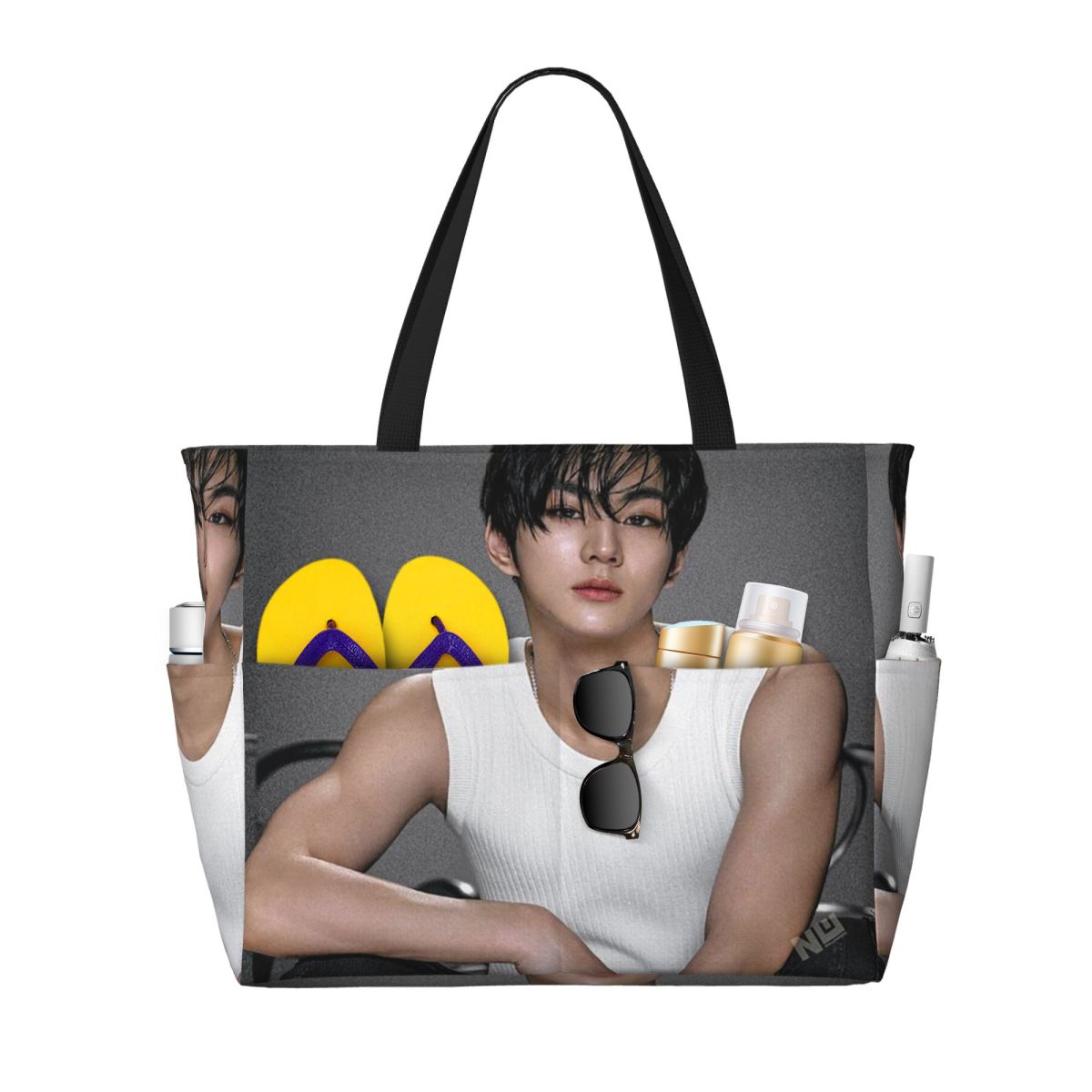 Jungwon En Kpop Beach Tote Bag - Yoga En Fitness avis et prix